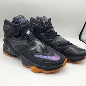 NIKE LEBRON XIII BLACK LION ANTHRACITE BASKETBALL SNEAKERS 807219-001 2015